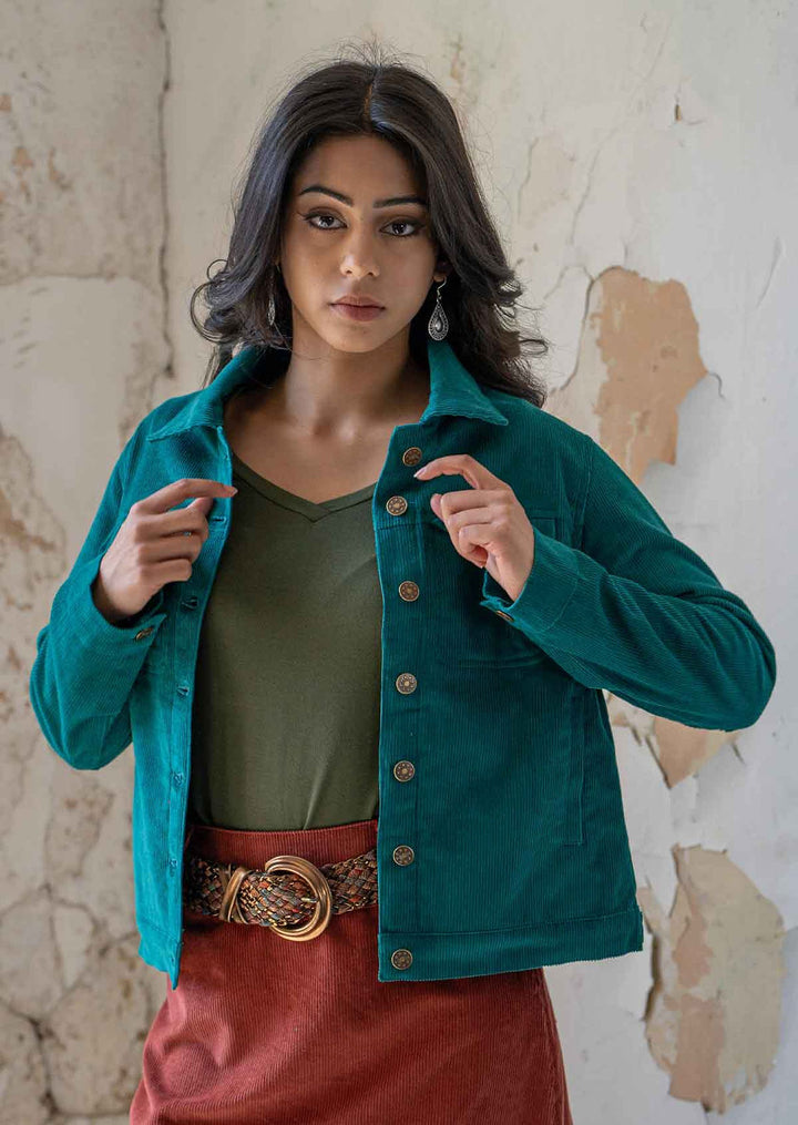 Greer | Classic Corduroy Trucker Jacket