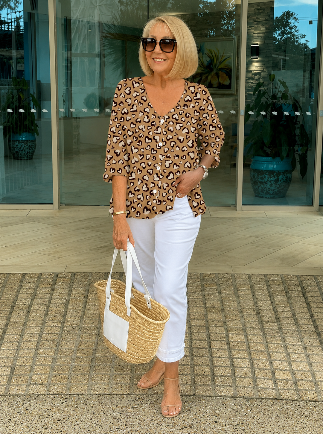 Arna | Floral Tunic Blouse