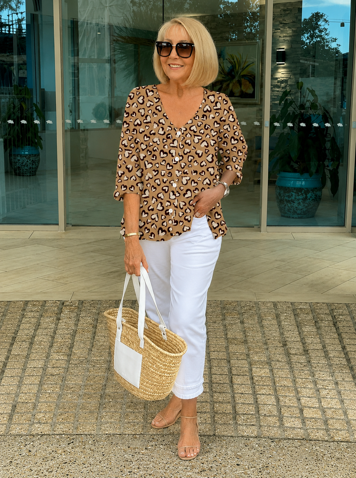 Arna | Floral Tunic Blouse