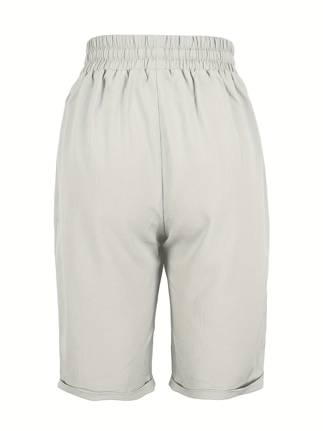 Lesley | Cropped Capri Pants with Turn Up Cuffs