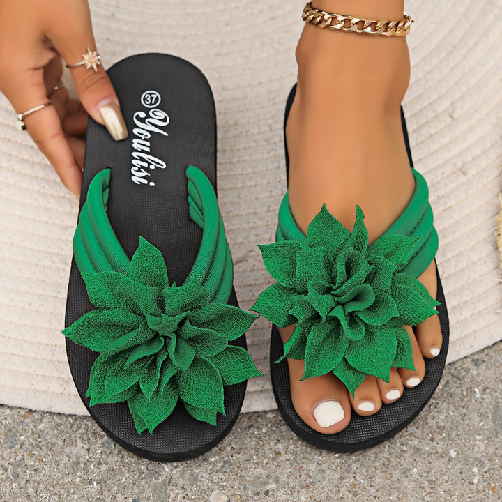 Livia | Elegant Floral Sandals