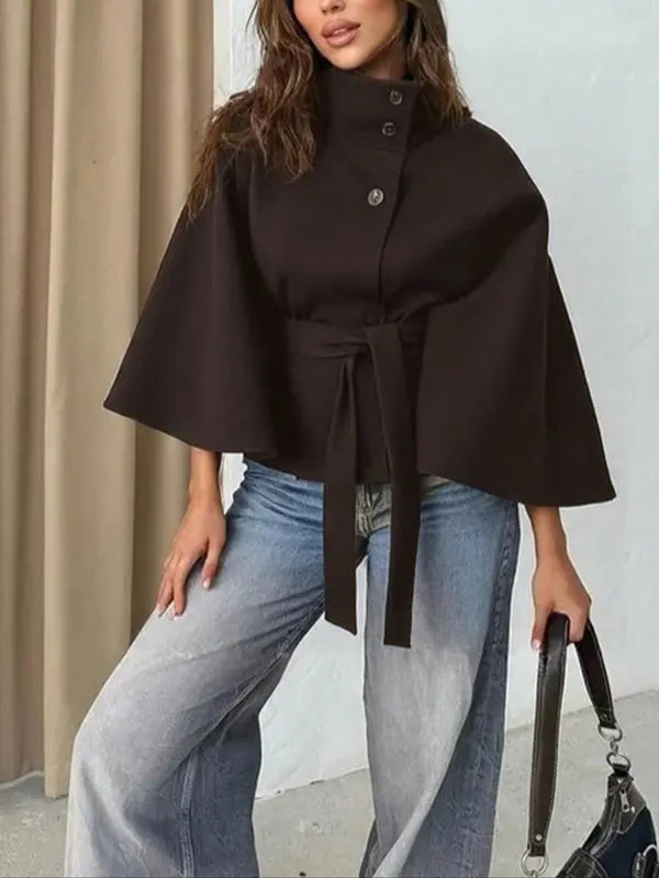 Thelma | Front Buckle Belted Coat