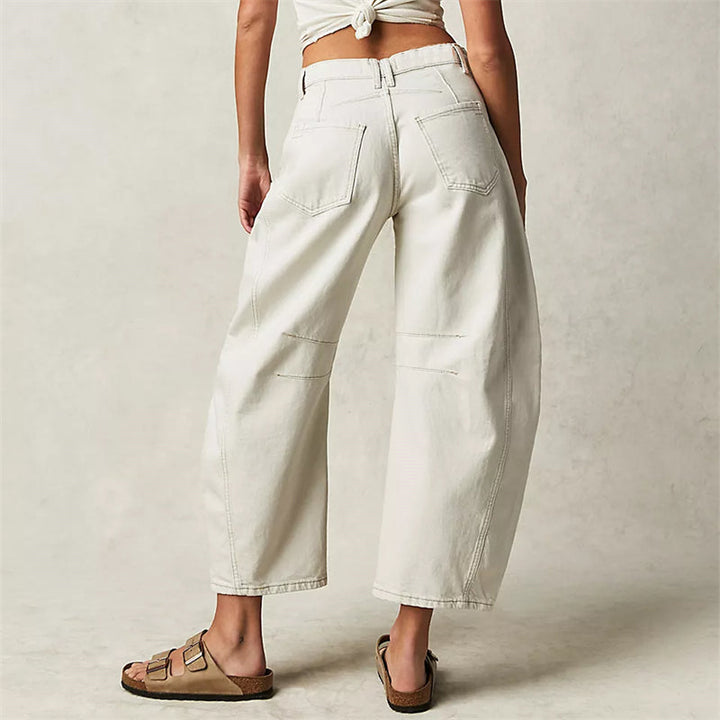 Bronwen | Modern High Waist Barrel Leg Jeans