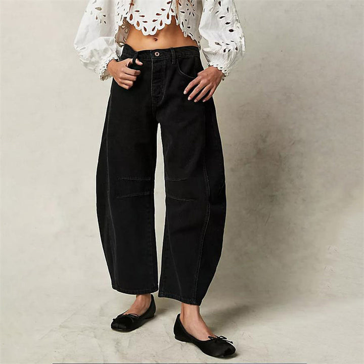 Bronwen | Modern High Waist Barrel Leg Jeans