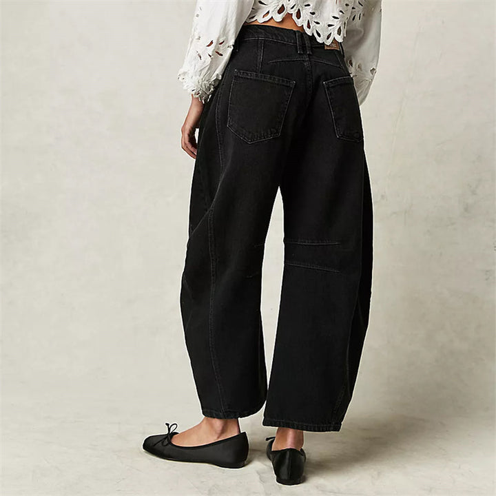 Bronwen | Modern High Waist Barrel Leg Jeans