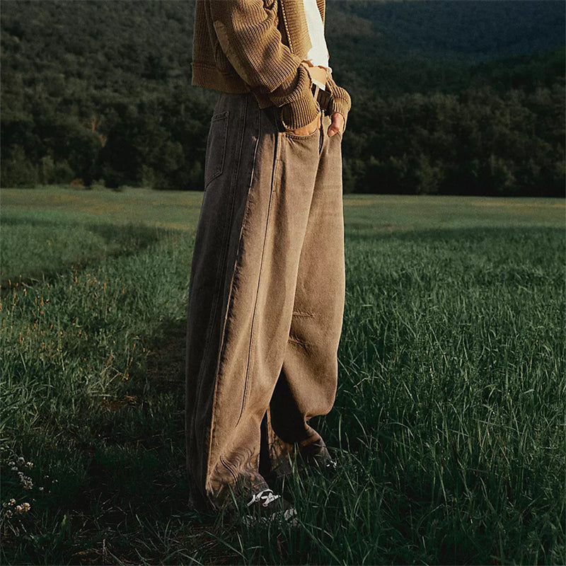 Bronwen | Modern High Waist Barrel Leg Jeans