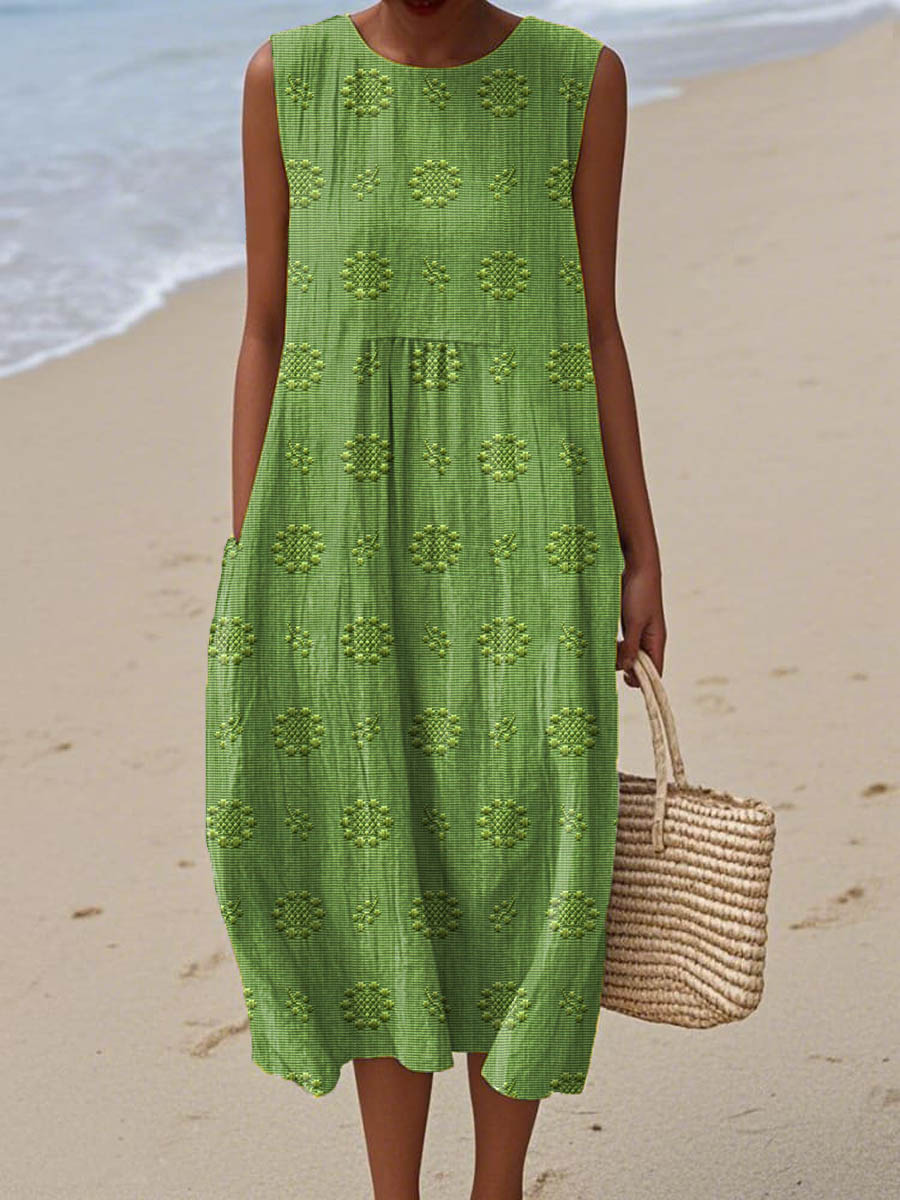Rosa | Elegant Sleeveless Summer Dress