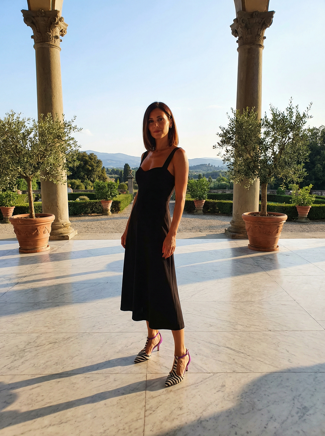 Vicki | Elegant Animal Print Heeled Sandals
