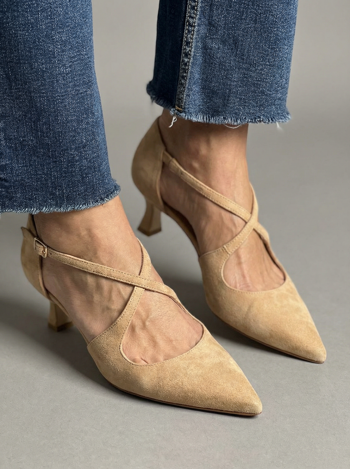 Mavis | Classic Animal Print Court Shoes