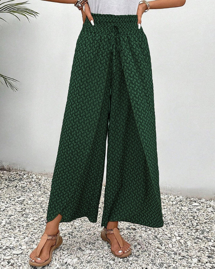 Eadie | Printed Relaxed Wide Leg Palazzo Pants