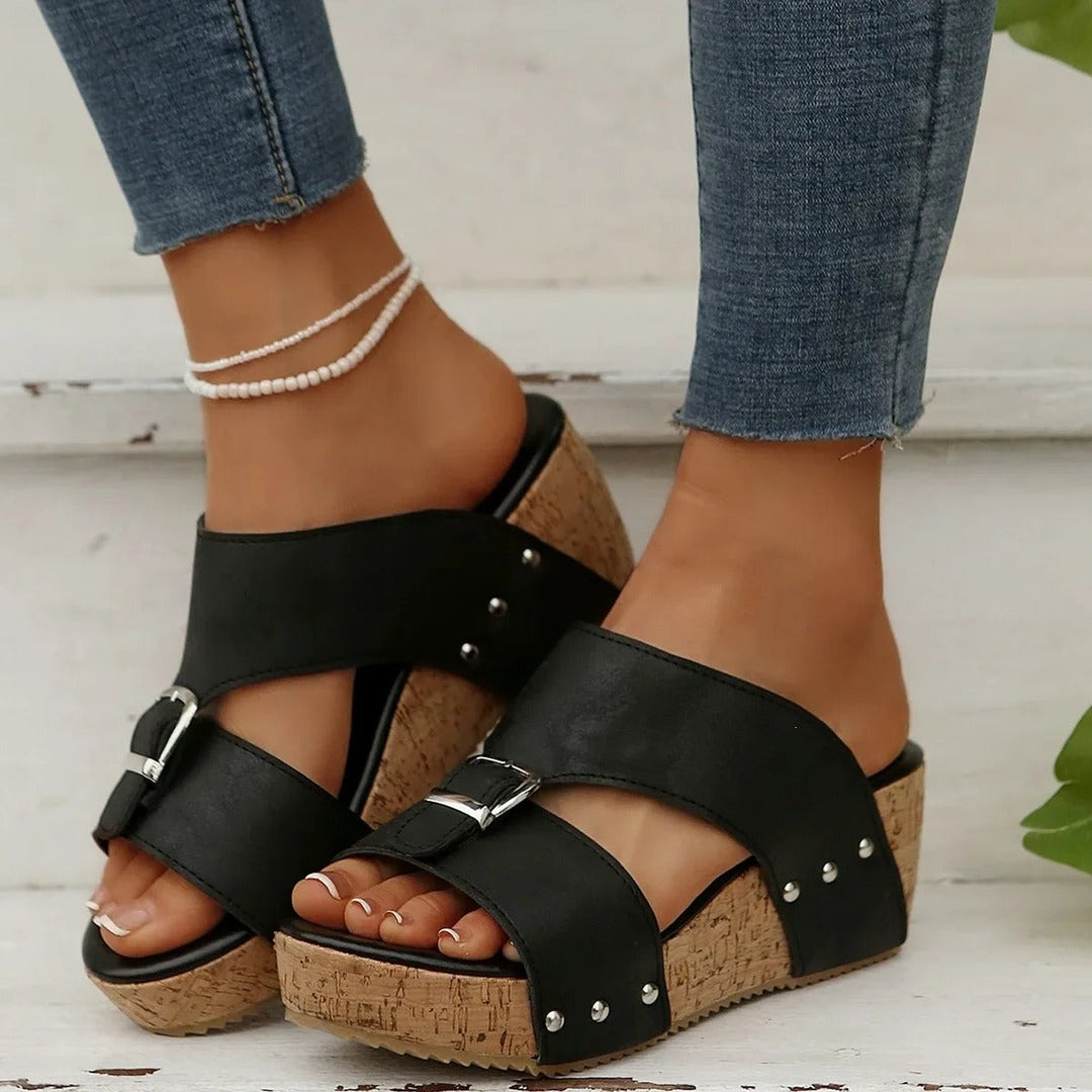 Tibby | Elegant Wedge Sandals
