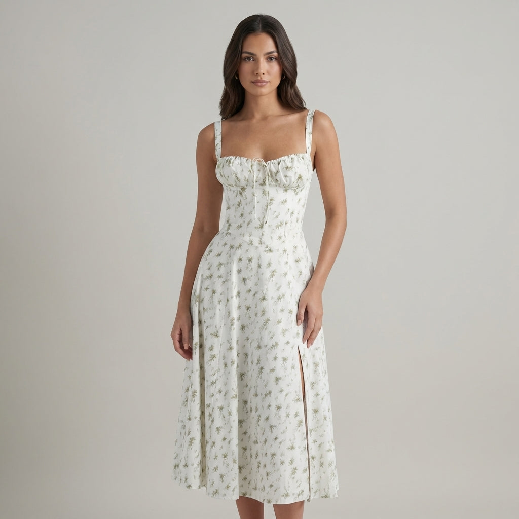 Winnie | Floral Summer Midi Dress