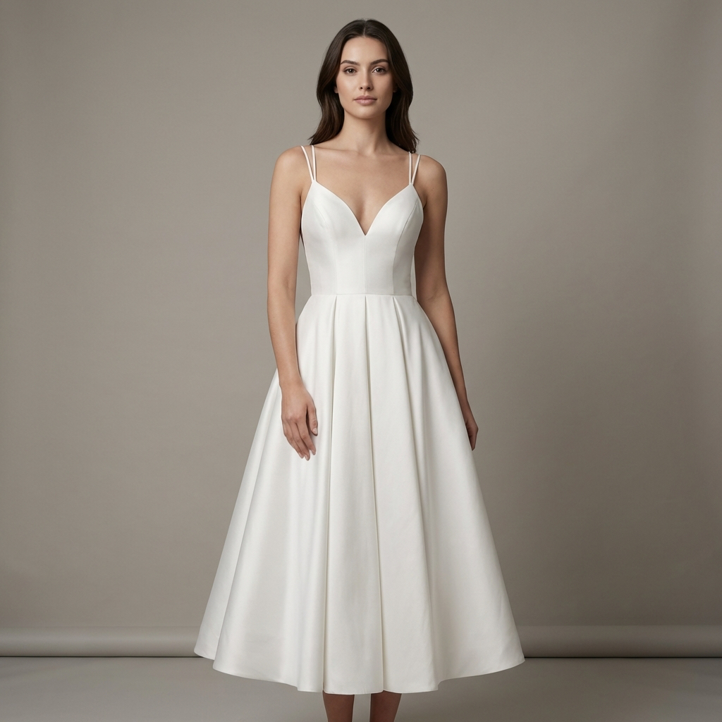 Alazne | Elegant Refined Midi Dress