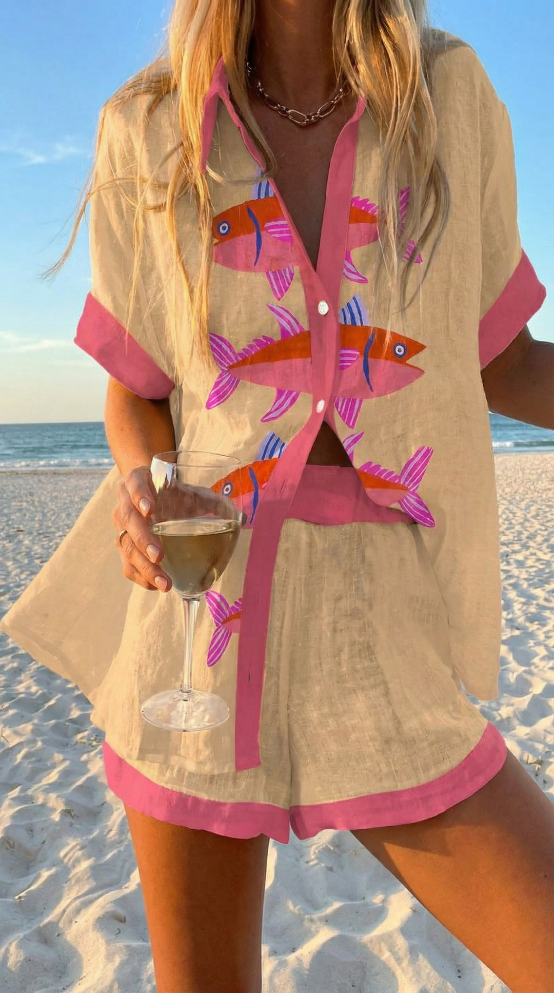 Bianca | Shirt and Shorts Set