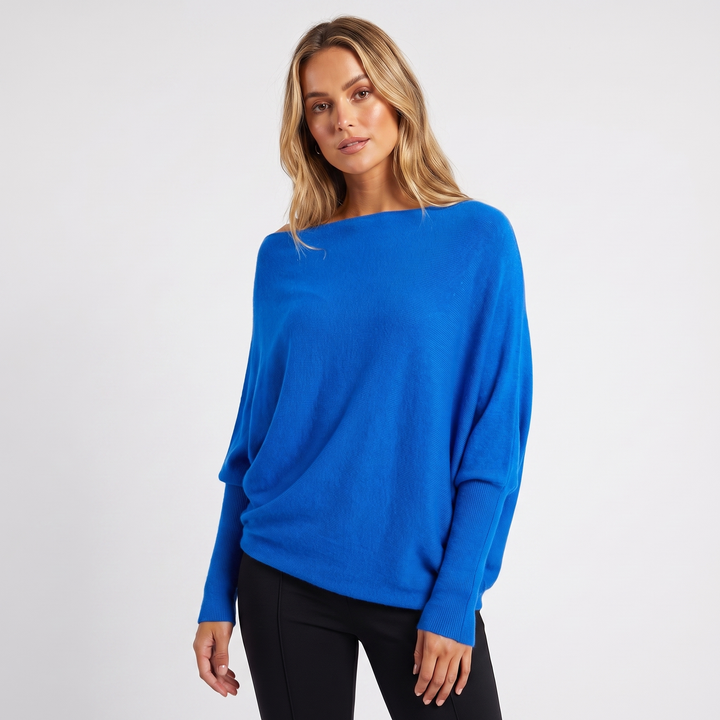 Charlee | Oversized Batwing Knit Jumper