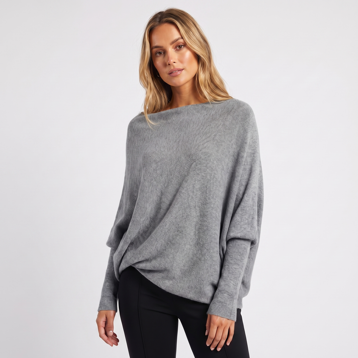 Charlee | Oversized Batwing Knit Jumper