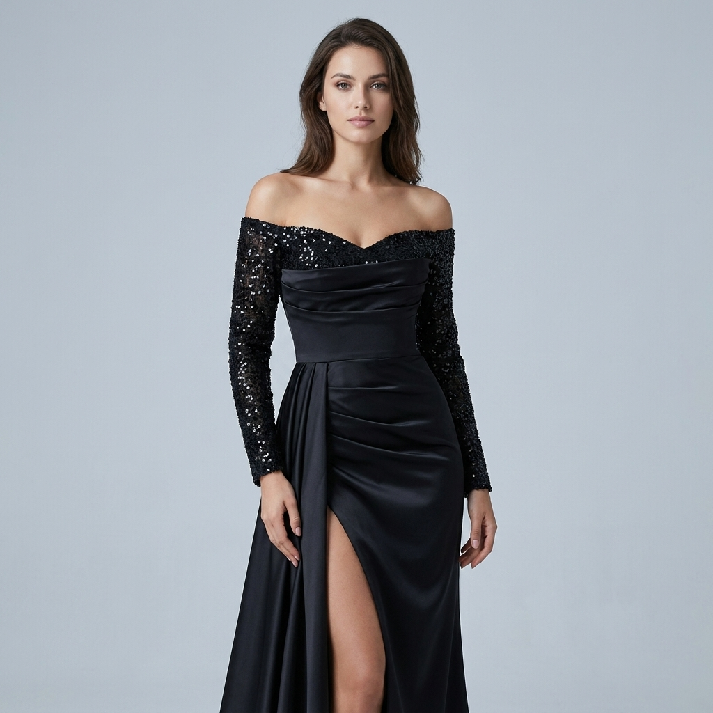Faye | Refined Asymmetric Ceremony Dress