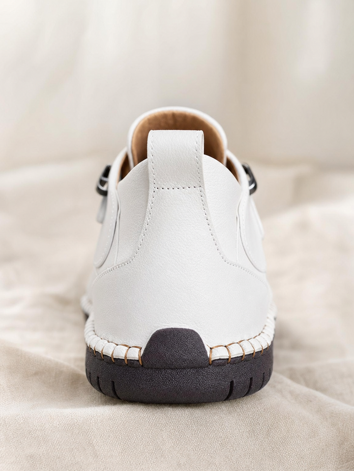 White | Heel View