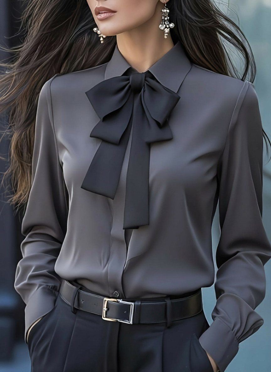 Alba | Bow-Detail Blouse