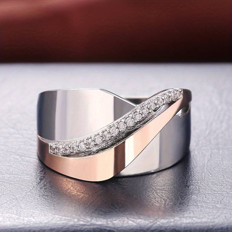 Sparkling Rose Gold Ring