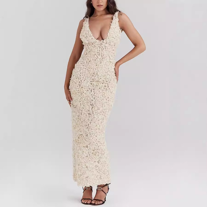 Vivienne | Lace Sheath Ceremony Midi Dress