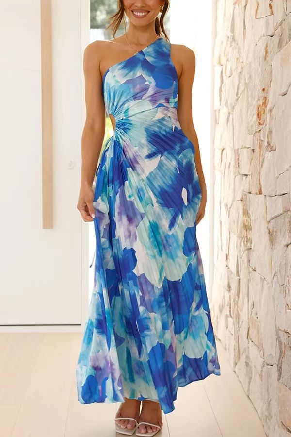 Audrine | One-Shoulder Midi Dress