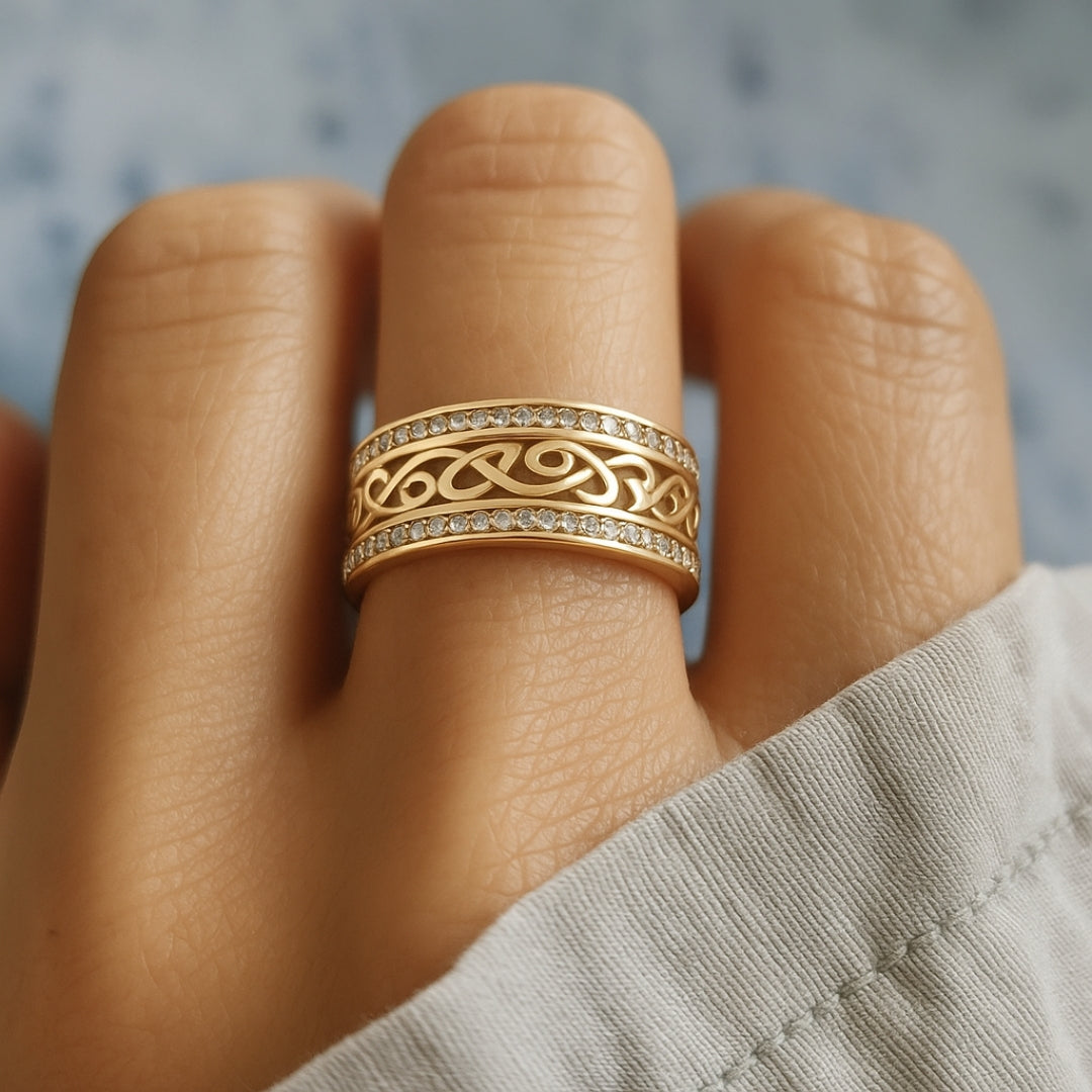 Gold Ring Hollow Light