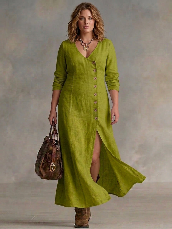 Eleri | Button Maxi Dress