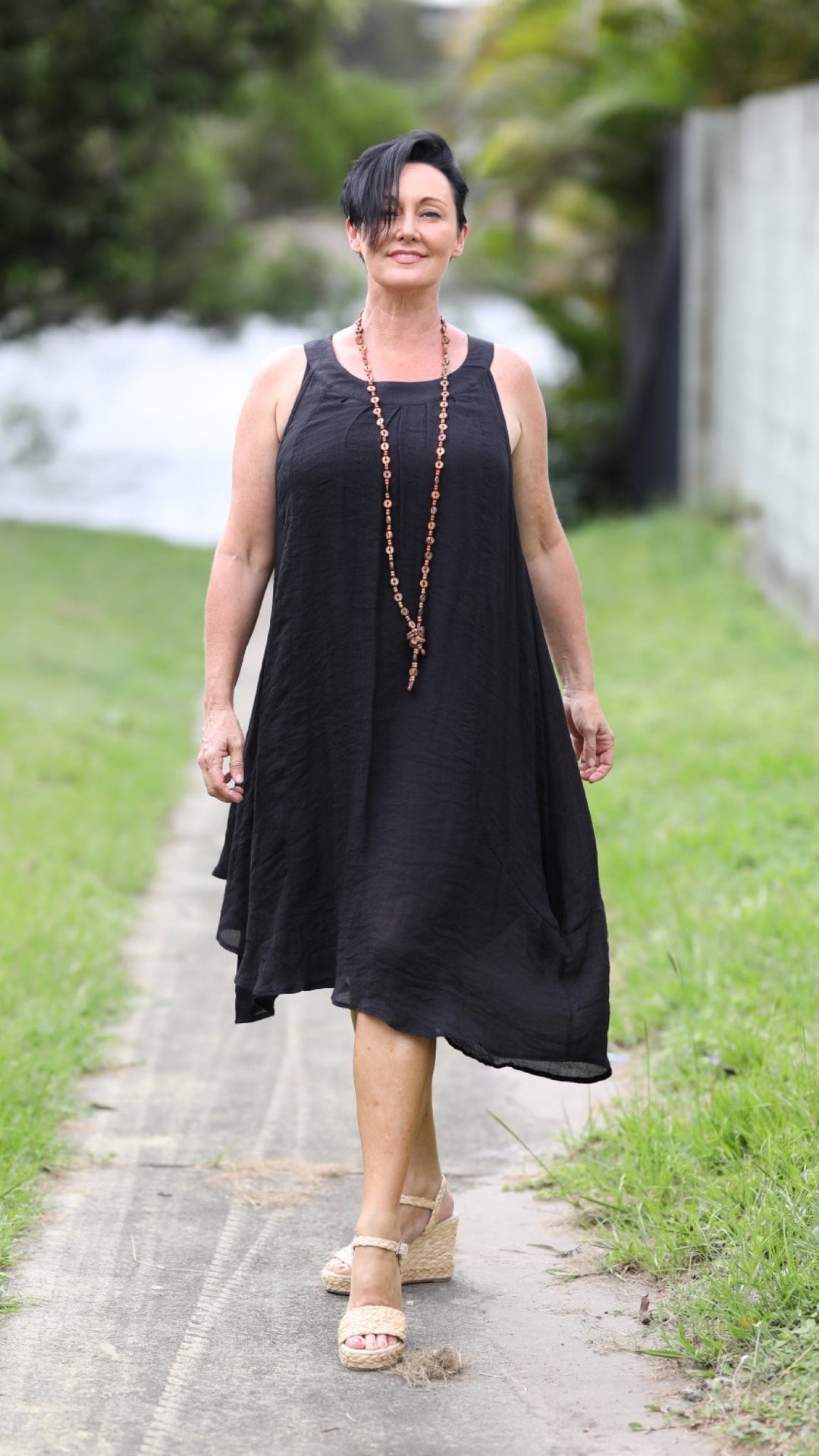 Faye | Bamboo Fibre Midi Dress