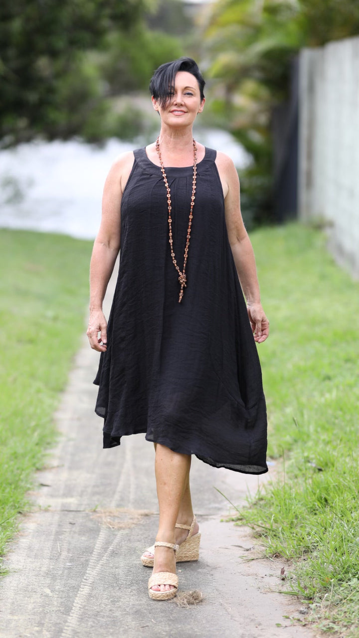 Faye | Bamboo Fibre Midi Dress