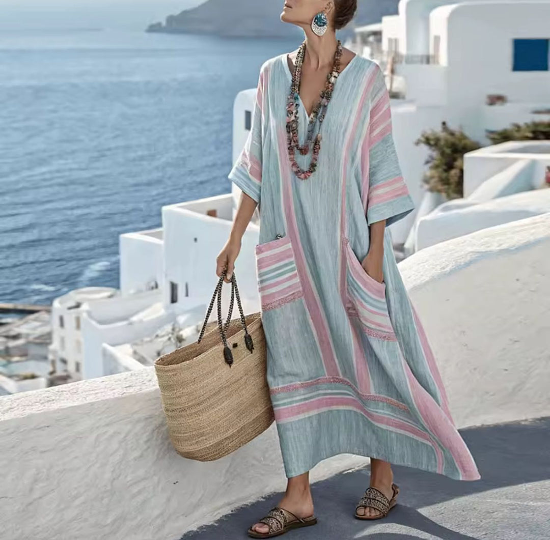 Belliana | Spaghetti Strap Summer Maxi Dress