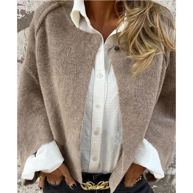 Lorna | Elegant Cropped Jacket with Flared Sleeves