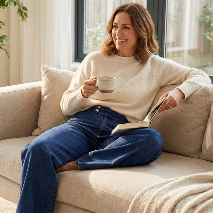 Posy | Flattering High Waisted Slim Fit Jeans
