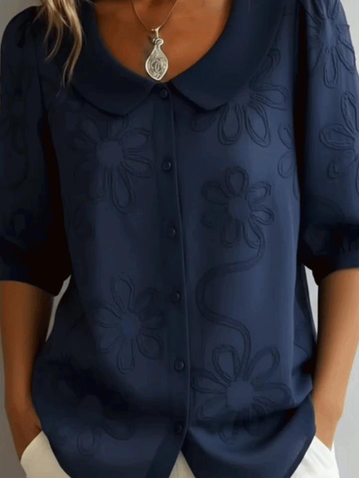 Lawson | Embroidered Collar Detail Blouse